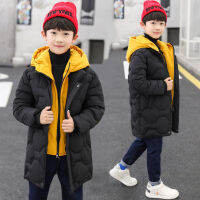 YuanLan 2023 เด็ก 4-14T ฤดูหนาวเด็ก outerwear เด็กสบายๆเสื้อแจ็คเก็ตสำหรับ Boys ชายเสื้อโค้ท