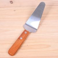 ❈﹊☃ Steak Pizza Spade Wooden Handle Cake Shovel Bread Spatula Stainless Steel Kitchen Baking Tools