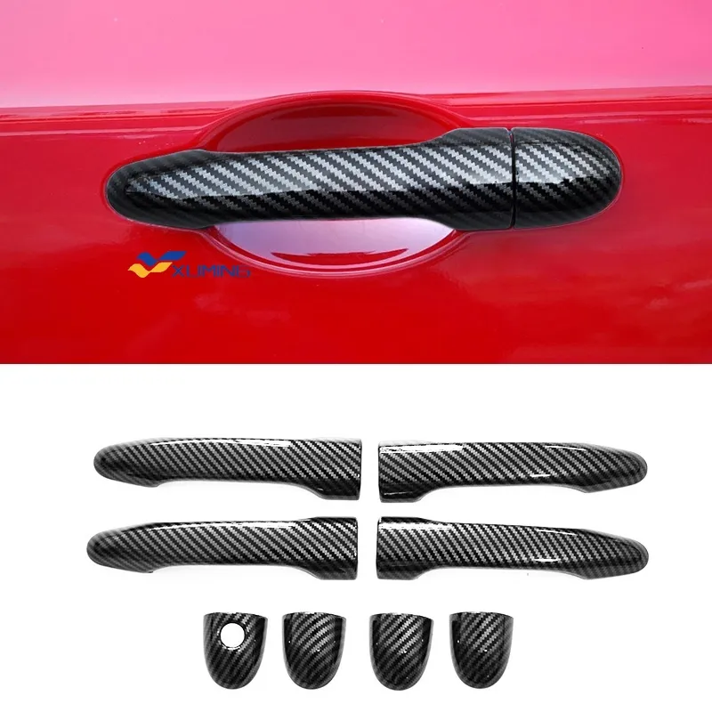 xuming For PROTON SAGA 2008-2015 carbon fiber pattern car door