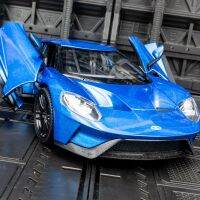 1:24 Skala 2017 Ford GT โมเดล Mobil Olahraga Padstatis Mobil Dekorasi Hadiah Untuk Teman-Teman Mainan-An Koleksi Dewasa