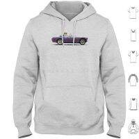 Black Tulip Coloured Mk3 Midget With Coveted Round Wheel Arches Hoodie cotton Long Sleeve Mgmidget Sprite Austin