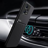 ▫▪► Magnetic Car Phone Case for Xiaomi Redmi Note 12 Pro 5G 12 Note 11 11S 10S 9S Note8 8 Pro Built-in Magnet Metal Soft TPU Cover