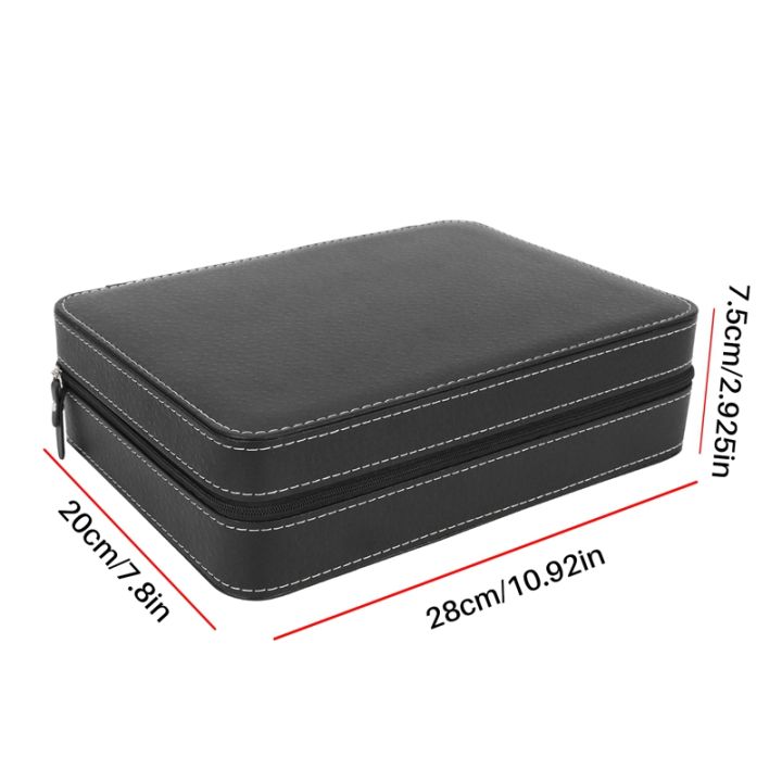 portable-watch-box-organizer-pu-leather-casket-with-zipper-classic-style-10-grids-multi-functional-bracelet-display-case