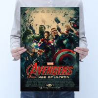 【D011】Avenger Alliance Marvel Vintage Kraft Paper Paper Poster Bar Cafe Decorative Painting