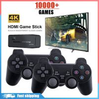 เครื่องเล่นวิดีโอเกม M8 2.4G Joypad สำหรับจอสัมผัสอุปกรณ์ควบคุมสัญญาณไวร์เลสคู่4K 10000 64GB 32GB เกมย้อนยุคสำหรับ PS1 /Gba Boy