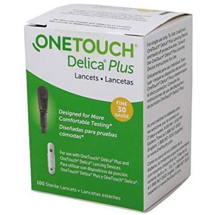 Boutique COD! One Touch Delica Plus Lancets 100 pcs Sterile Lancets ...