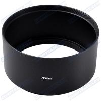 Standard 72mm Metal Lens Hood Cover for 72mm Filter/Lens