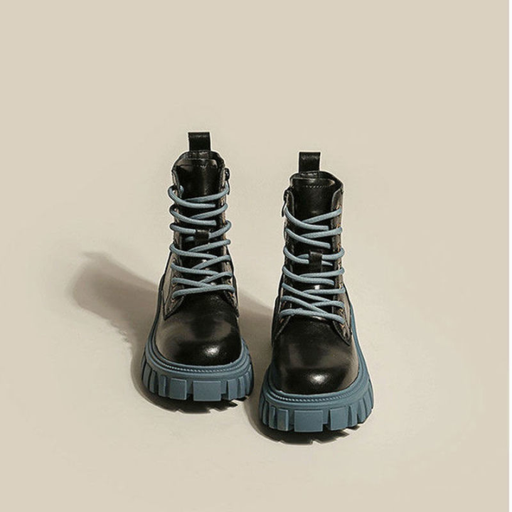 ladies-british-style-martin-boots-womens-rubber-medium-calfskin-designer-shoes-black-blue-platform-2021-fall-winter-single-shoe