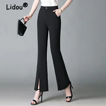 TRAF Spring Trouser Suits High Waisted Pants Women Fashion Office