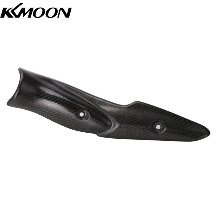 kkmoon-รถจักรยานยนต์ความร้อน-shield-cover-guard-กลาง-link-ท่อระบบไอเสียคาร์บอนไฟเบอร์-anti-scalding-shell-สำหรับ-kawasaki-z900-2017-2019