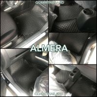 พรมกระดุม ALMERA ใหม่ ตรงรุ่น เต็มคัน พร้อมส่งทุกสี