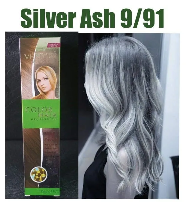 Verdon Hair Coloring Set,Silver Ash 9/91 | Lazada PH