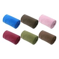 hot！【DT】✠  Soft Fleece Sleeping Thermal Warm Outdoor Camping Blanket for Business Backpacking Trip Adult