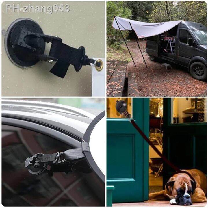 car-truck-tent-suction-cups-buckle-round-triangular-side-awning-anchors-outdoor-camping-tent-suckers-securing-hook-accessories