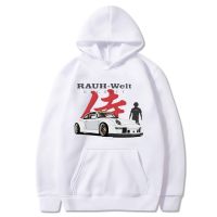 Manga พิมพ์ RWB 911 Hoodie ญี่ปุ่นถนน Jdm แขนยาวอินนิเชียล D เย็นพิมพ์ฮาราจูกุบวกขนาดเสื้อกีฬาฮิปฮอป Unisex