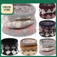 YNDVQO STORE เก็บความอบอุ่น สนับแข้งคอถัก ซับในหนาขึ้น ลายสก็อต ผ้าพันคอหลอดสกี ลำลองแบบสบายๆ ปลอกคอกันหนาว ฤดูหนาวฤดูใบไม้ร่วงฤดูหนาว