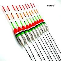 □✿ Agape Stick Floats For Fishing Bobbers Acessories 0.5G 1.0G 1.5G 2G Pole Buoys Mixed Packing Balsa Wood Material 201112