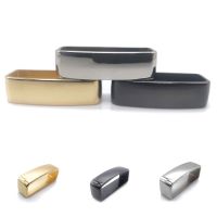 Zinc Alloy Belt Head Metal Solid Brass Belt Keeper D Shape Belt Strap Loop Ring Buckle For Leather Craft Square Bag Strap Belt
