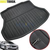 อุปกรณ์เสริมสำหรับ Honda Civic Sedan Coupe 2012 2013 2014 2015ด้านหลัง Trunk Liner Cargo Boot Mat พรมปูพื้นถาด Mud Kick Protector