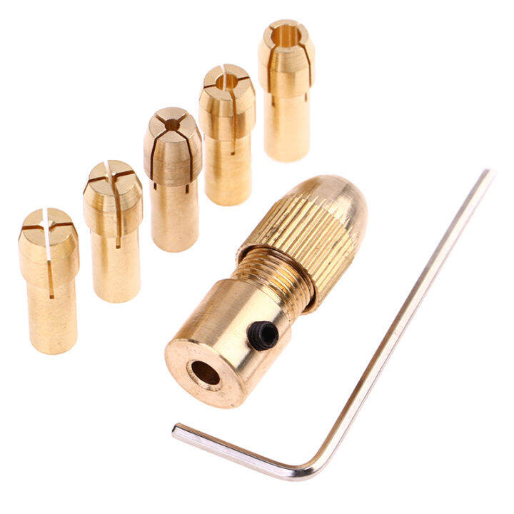 Gao Brass Collet For Mini Rotary Electric Motor Shaft Drill Chuck Bit ...