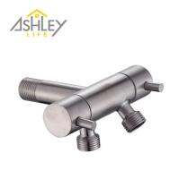 AshleyLife ก๊อกเข้าหนึ่งออกสอง  สแตนเลส 304 LY-0121