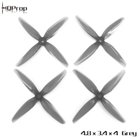 HQProp 4.8X3.4X4 Grey (2CW+2CCW)-Poly Carbonate อุปกรณ์โดรน Drone 1 ชุด 4ใบ ใบพัดโดรน