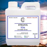 1045/1L. 95% (Ethyl alcohol) ชนิดน้ำมีสีใส ขนาด 1 ลิตร