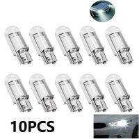 10pcs 12V 1.5W COB Led Lights Parts Replacement Side Light Sidelight T10 501 White Xenon W5W For Dome Light License Plate Light Bulbs  LEDs  HIDs