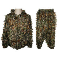 Outdoor Hunting Suit Tactical Shooting Uniform Leaves Camouflage Ghillie Suit