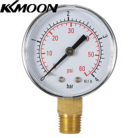 KKmoon 50มิลลิเมตร0 ~ 60psi 0 ~ 4bar สระว่ายน้ำกรองน้ำแรงดันกดไฮดรอลิเครื่องวัดความดันเมตร Manometer 1/4 "NPT ด้าย