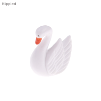 Hippied? น่ารัก Swan Miniature Figurine Fairy Garden ตุ๊กตาตกแต่งงานฝีมือขนาดเล็กภูมิทัศน์