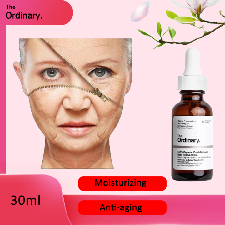 The Ordinary 100 Organic ColdPressed Rose Hip Seed Oil 30ml add shine, and reduce breakage