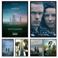 ❈❁ G003 Outlander Hot TV Series Wall Art Decor ภาพวาดผ้าใบโปสเตอร์ผ้าไหม