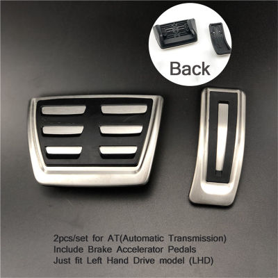 Car styling Accessories Fuel Accelerator Brake Footrest Pedals Plate Pads Case For Porsche 718 911 Panamera Cayenne Macan