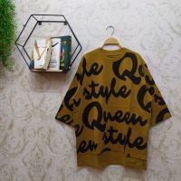 △ Queenstyle เสื้อยืด เสื้อทูนิค ขนาดใหญ่ ของแท้