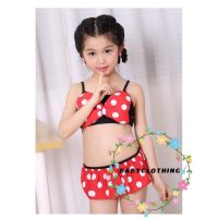 .NB-Bowknot เด็กน่ารักเด็กชุดว่ายน้ำชุดว่ายน้ำบิกินี่ชุด Tankini ชุดว่ายน้ำ