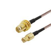 1-15 Meter SMA Female to MCX Male Straight RF RG316D Double shield Sliver Coaxial Coax Cable SMA to MCX Connector Assembly