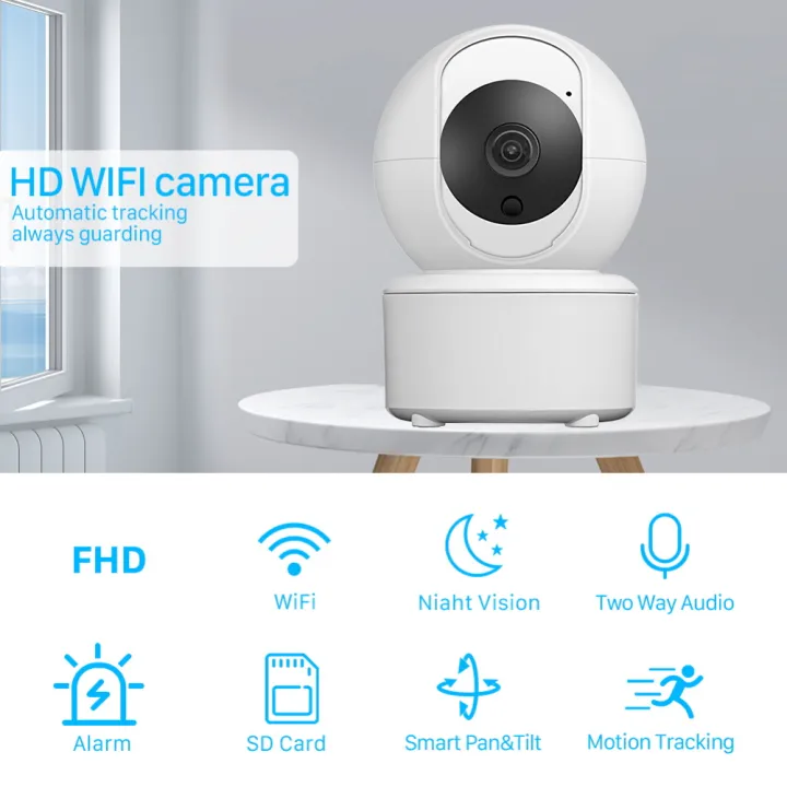 YOOSEE Pro HD 1080P Rotatable 360° Automatic Tracking Smart CCTV Camera ...