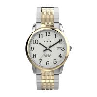 Timex TW2V05600 Easy Reader Perfect Fit นาฬิกาข้อมือผู้หญิง สายสแตนเลส Two-Tone