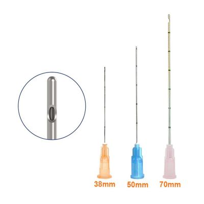 Microcatheter Injection Nano Needle 18G 21G 22G 23G 25G 27G 30G Nutrition Facial Filling Anti-wrinkle Sterile Blunt Needle