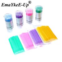 【jw】♝ﺴ❖  100Pcs Durable Applicators Disposable Individual Lash Removing Tools Swab brushes Makeup Extension