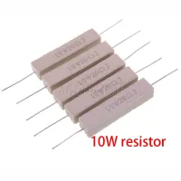 10pcs 10W Cement Resistance Resistor 1 2 5 8 10 15 20 25 100 Ohm 1R 2R 5R 8R 10R 15R 20R 25R 100R 1k 2k 10k