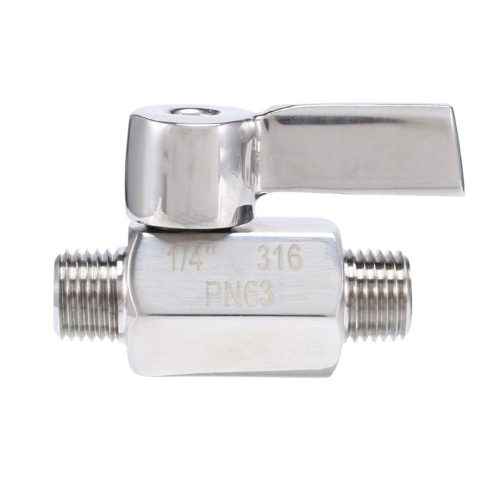 316-stainless-ball-valve-1-4-inch-npt-thread-male-small-mini-ball-valve-1-4inch-male-amp-male