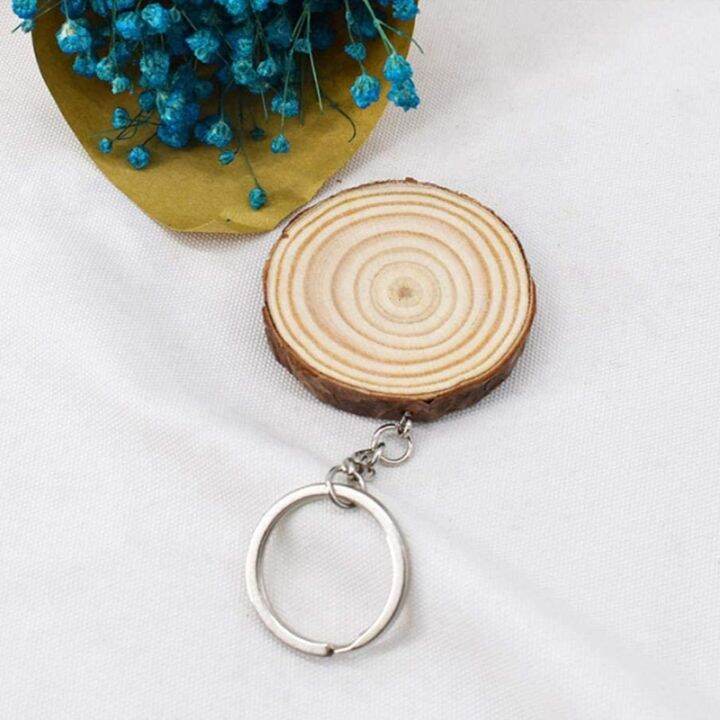 20-pack-unfinished-wood-slices-keychain-blank-hand-painted-wooden-keychain-creative-christmas-pendant-diy-wood-keychain