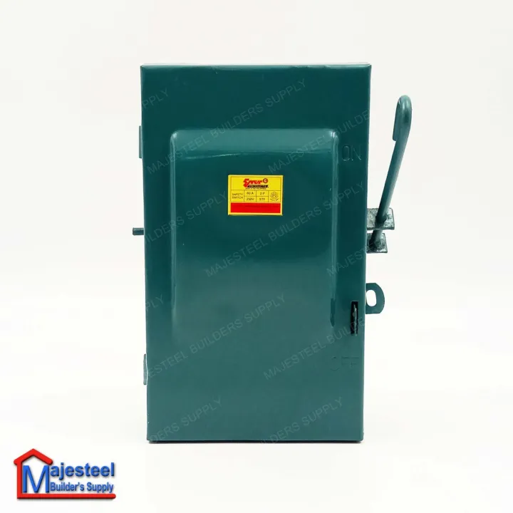 Ever Safety Switch Fuse Box 2 Pole Single Throw Fusible 30A (MAJESTEEL) Lazada PH