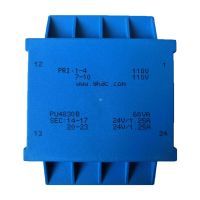 PU4830B Power 60VA Input 2*110V Output 2*12V Encapsulated transformer PCB welding flat-type isoltation transformer Electrical Circuitry Parts