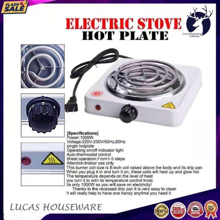 ORIGINAL PORTABLE Electric Stove Single Burner/ Hot Coil Plate Portable