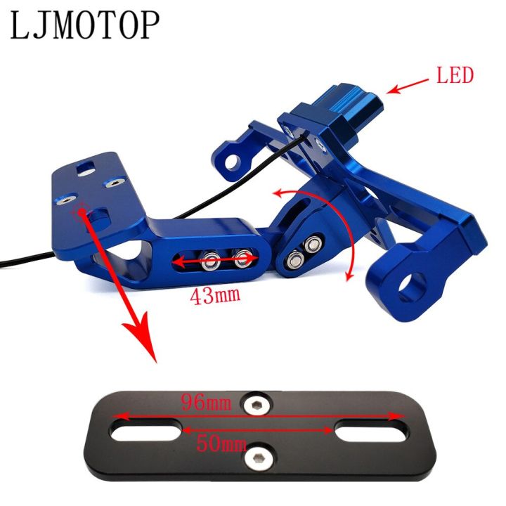 ขายึดที่ยึดเฟรมซองใส่ใบขับบี่-cnc-amp-ไฟ-led-สำหรับ-suzuki-gsxr-gsx-r-600-750-1000-k1-k2-k3-k4-k5-k6-k7-k8อุปกรณ์เสริม-k9