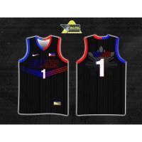 Ready Stock FULL SUBLIMATION JERSEY - (BLACK) PILIPINAS