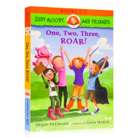 One two three roar one two three roar funny little Judy and her friends series English original chapters bridge novels paperback extracurricular reading EQ enlightenment Megan McDonald